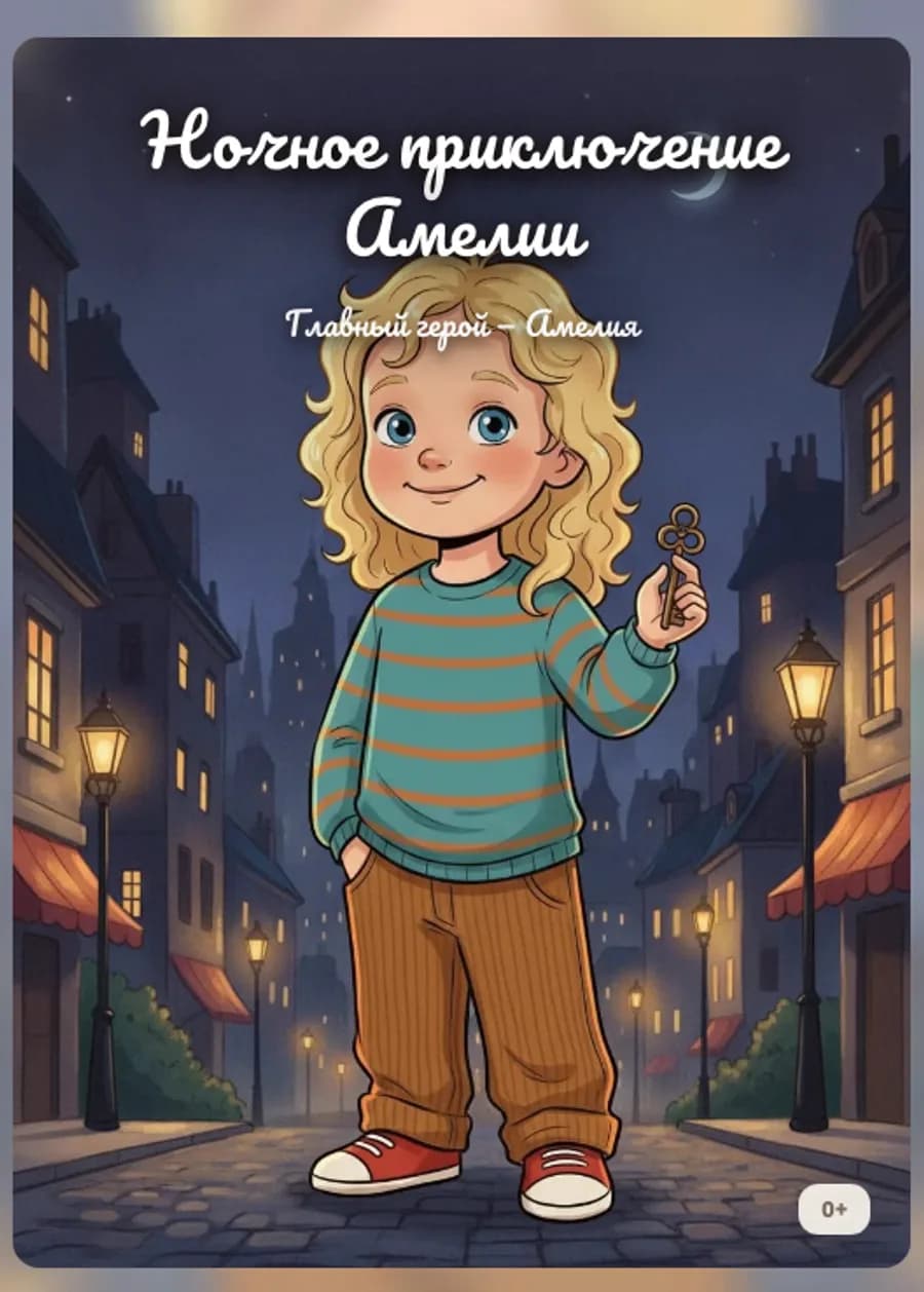 Обложка книги «Ночное приключение Амелии»